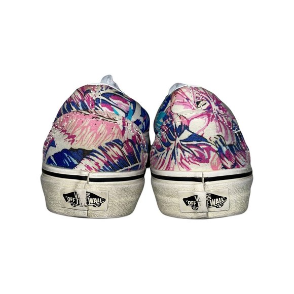 Vans Colorful Hawaiian Floral Old Skool Low Top Sneakers Men's 4.5 Women's 6 - Picture 7 of 10